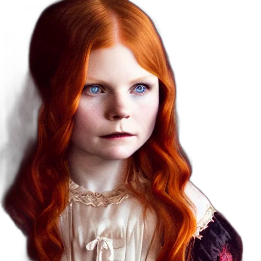 face, dress, fantasy art, photorealistic transparent PNG cut-out