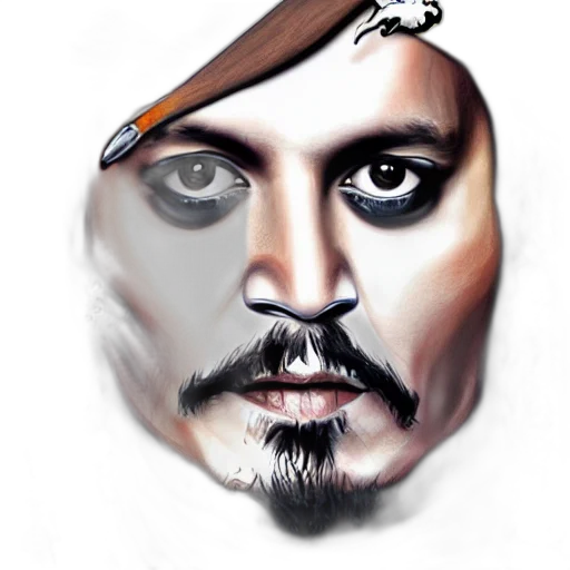 face, photorealistic, fantasy art, cartoon transparent PNG cut-out