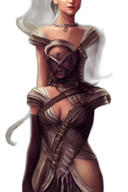 mask, dress, staff, face transparent PNG cut-out