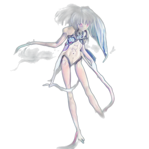 creature, staff, weapon, dress transparent PNG cut-out