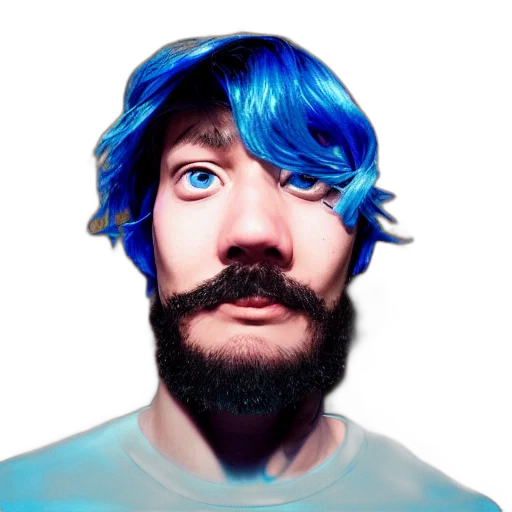 face, hair, mask, creature transparent PNG cut-out