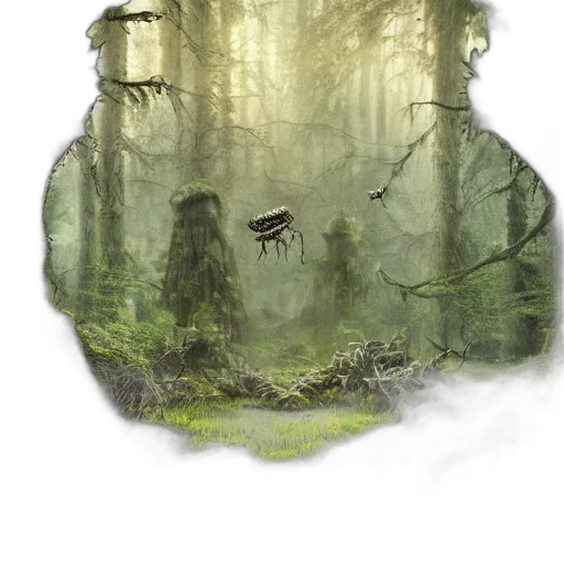 dragon, creature, mask, tree transparent PNG cut-out