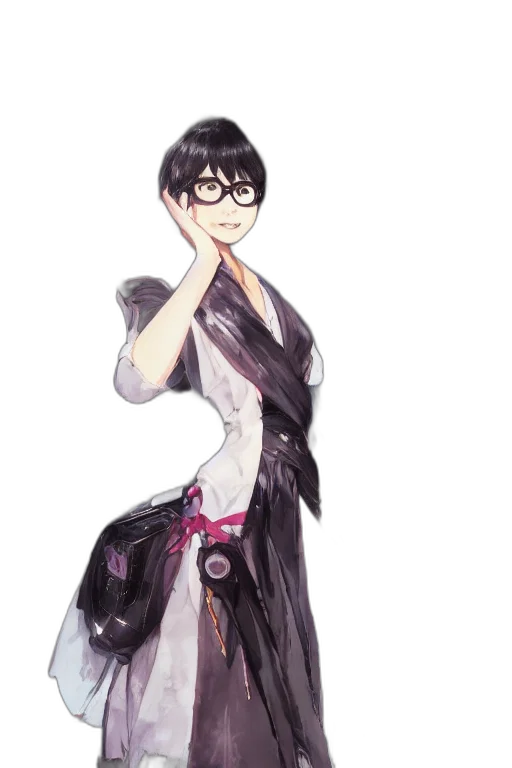 dress, staff, weapon, concept art transparent PNG cut-out