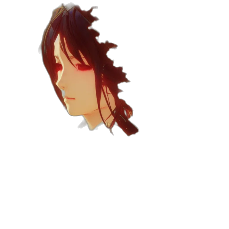 hair, face, crown, mask transparent PNG cut-out