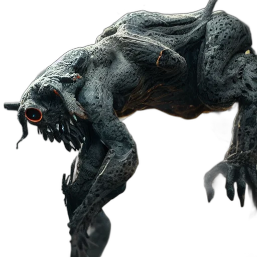 creature, animal, dragon, staff transparent PNG cut-out
