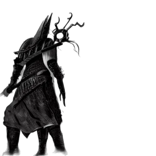 staff, creature, mask, weapon transparent PNG cut-out