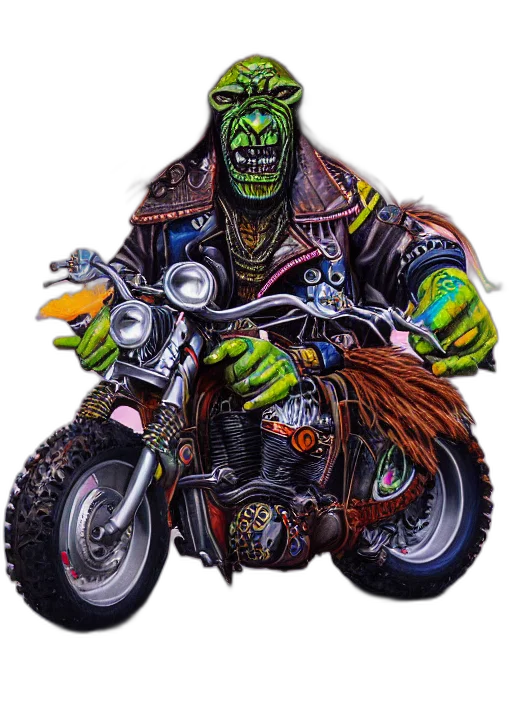 jacket, creature, concept art, photorealistic transparent PNG cut-out