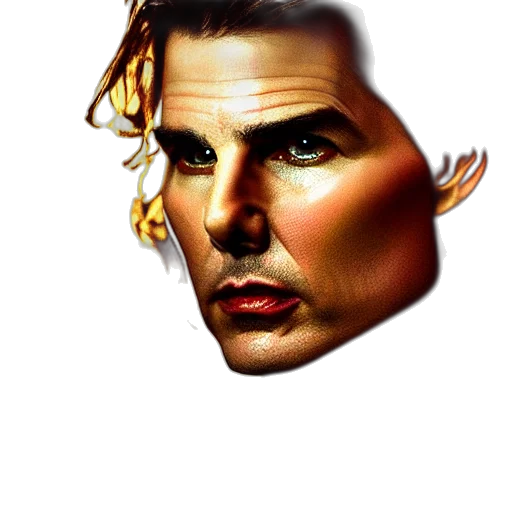 face, mask, hair, creature transparent PNG cut-out