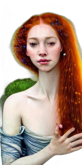 hair, jewelry, face, crown transparent PNG cut-out