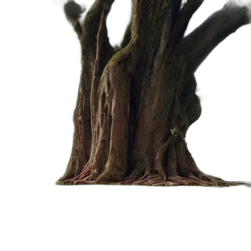 tree, hair, creature, crown transparent PNG cut-out