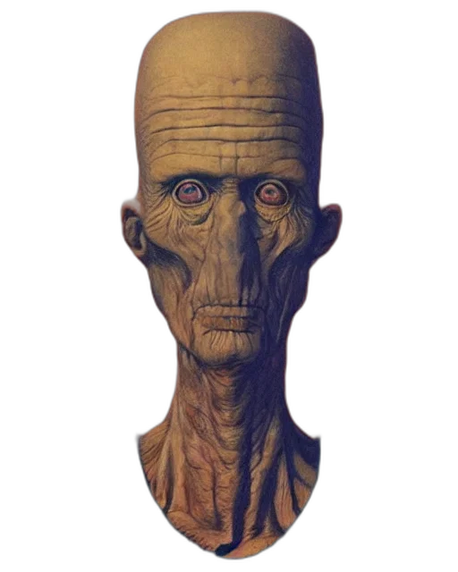 mask, face, staff, creature transparent PNG cut-out