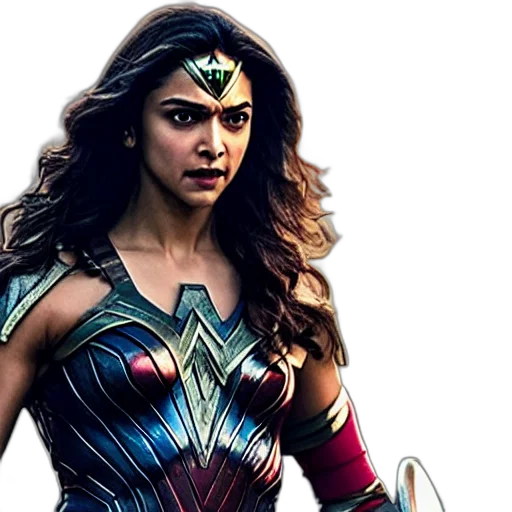 comic book art, deepika, padukone, wonder transparent PNG cut-out