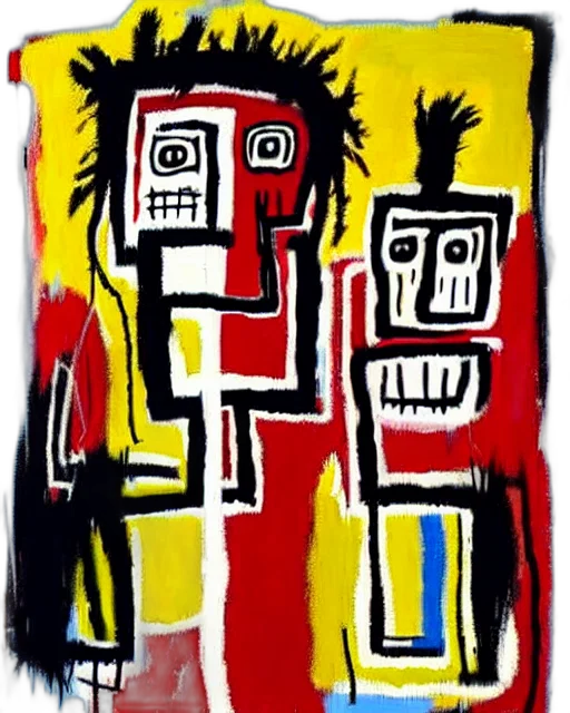 robot, mask, face, oil painting transparent PNG cut-out