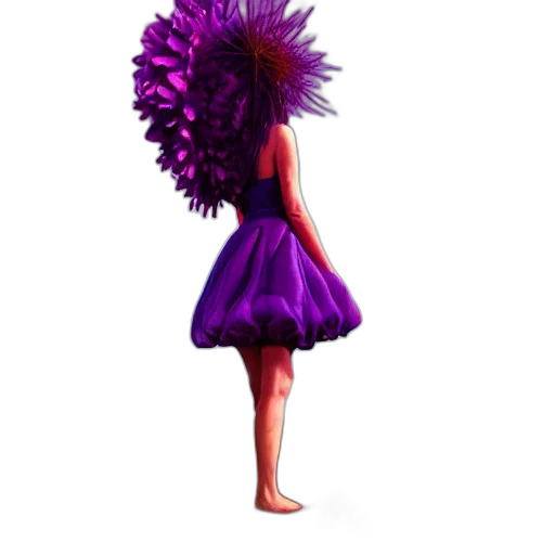 dress, hair, hat, umbrella transparent PNG cut-out
