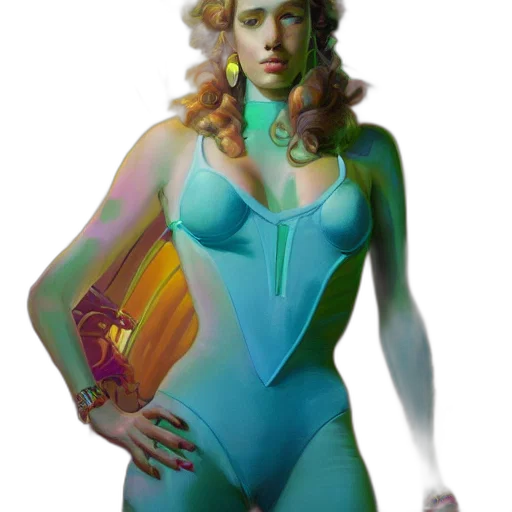 dress, concept art, comic book art, fantasy art transparent PNG cut-out