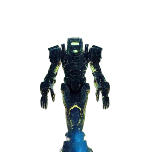 robot, weapon, creature, staff transparent PNG cut-out