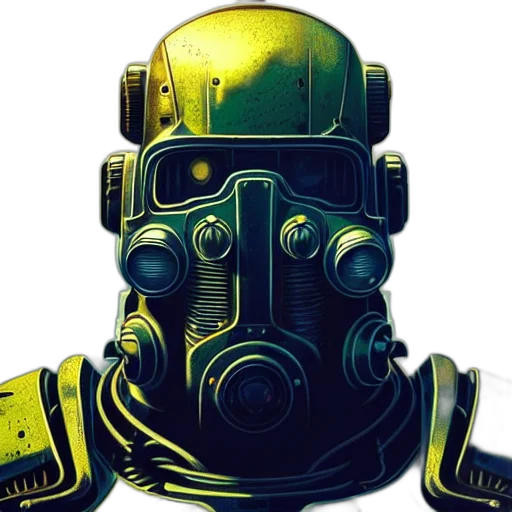 mask, robot, face, concept art transparent PNG cut-out