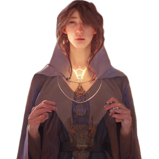jewelry, staff, jacket, face transparent PNG cut-out