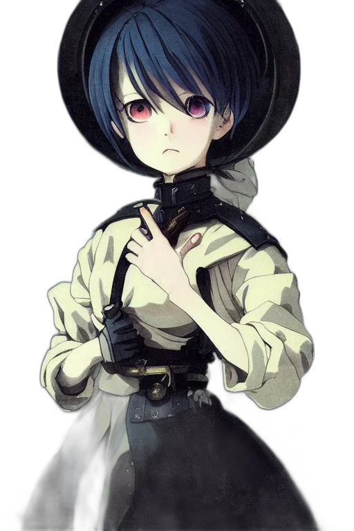 staff, hat, weapon, dress transparent PNG cut-out
