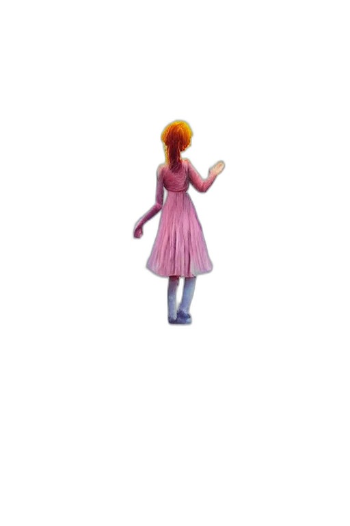 dress, staff, robot, creature transparent PNG cut-out