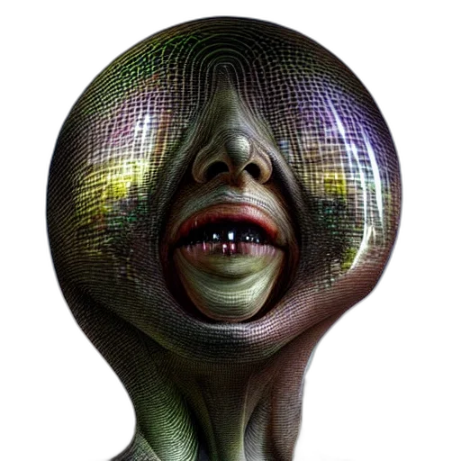 creature, face, mask, robot transparent PNG cut-out