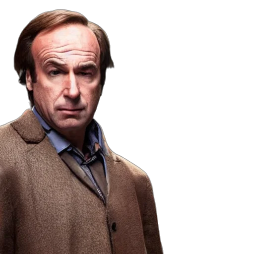 jacket, face, saul, goodman transparent PNG cut-out
