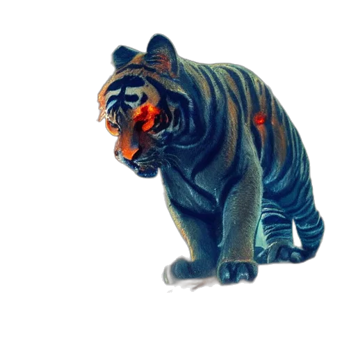 animal, creature, staff, 3d render transparent PNG cut-out