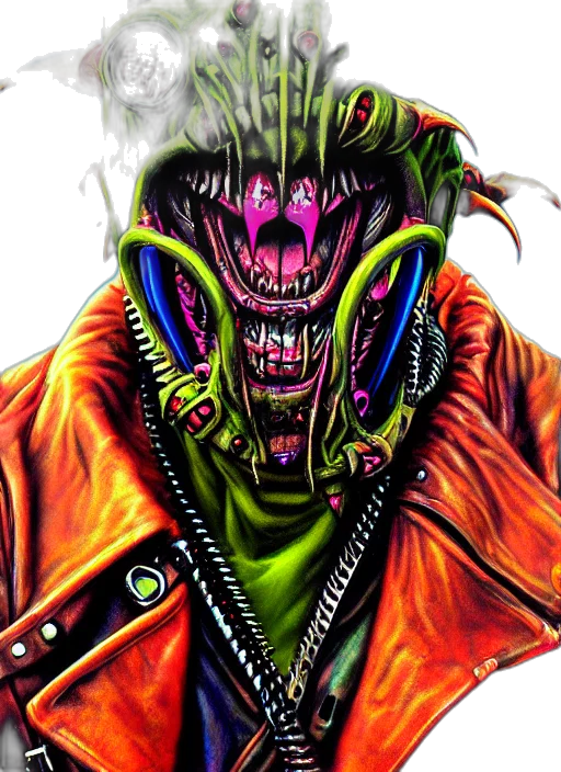 jacket, mask, creature, face transparent PNG cut-out