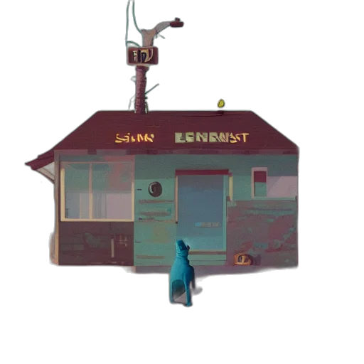 building, robot, staff, concept art transparent PNG cut-out