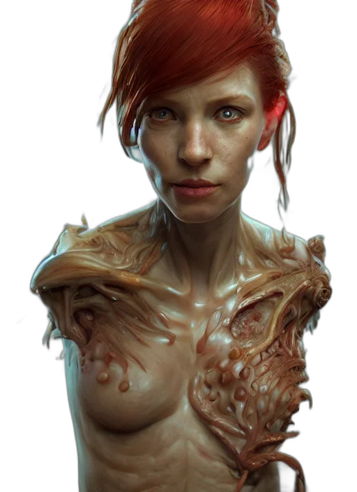 creature, face, dress, dragon transparent PNG cut-out