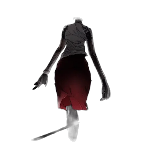 dress, staff, umbrella, shoes transparent PNG cut-out