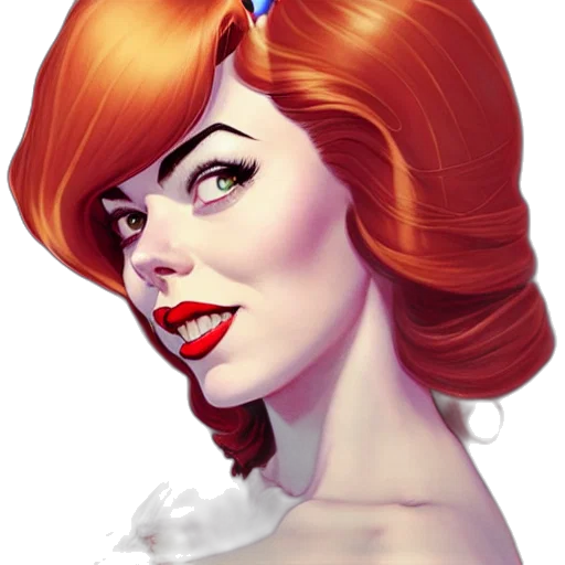 face, crown, comic book art, cartoon transparent PNG cut-out