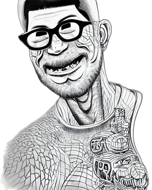 face, creature, cartoon, comic book art transparent PNG cut-out