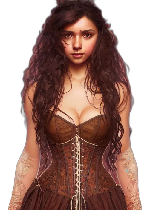 dress, jewelry, fantasy art, photorealistic transparent PNG cut-out