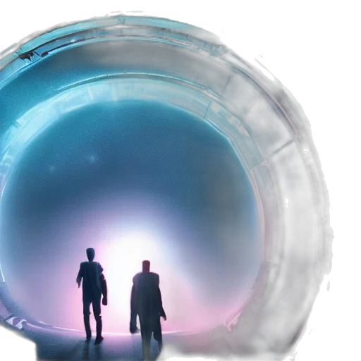 concept art, 3d render, outer space, underwater transparent PNG cut-out