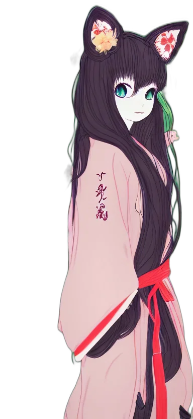 dress, staff, mask, weapon transparent PNG cut-out