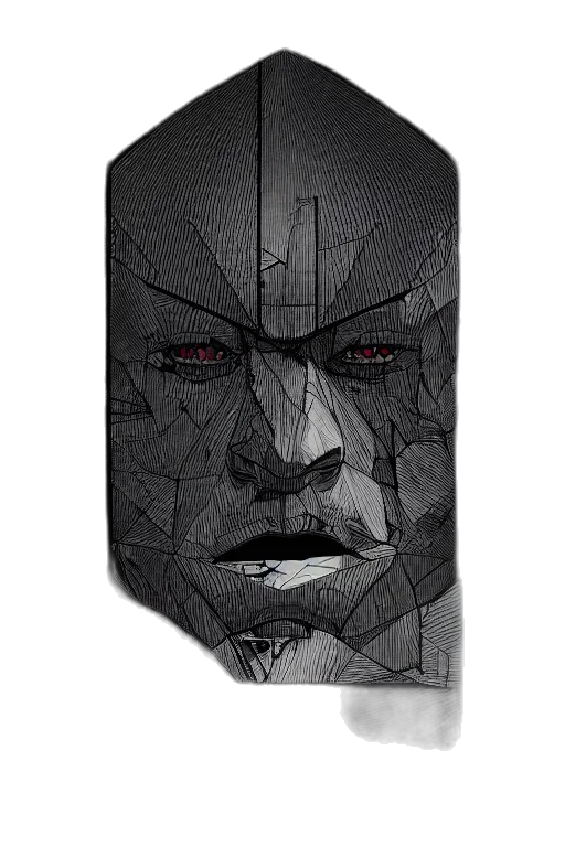 mask, face, robot, jacket transparent PNG cut-out