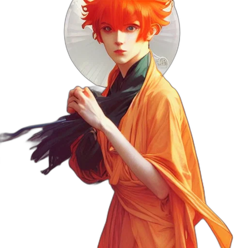 staff, mask, dress, dragon transparent PNG cut-out