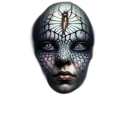 mask, face, jewelry, creature transparent PNG cut-out