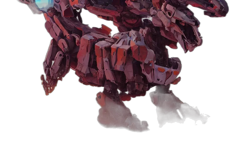 robot, weapon, dragon, creature transparent PNG cut-out