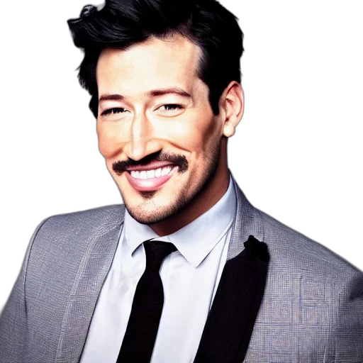 face, hair, staff, photorealistic transparent PNG cut-out