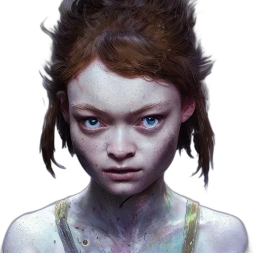 face, creature, hair, mask transparent PNG cut-out
