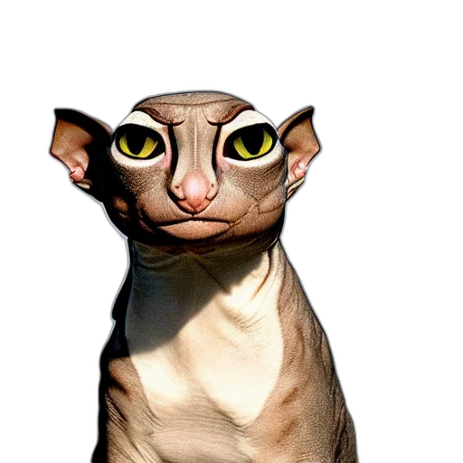 animal, creature, staff, face transparent PNG cut-out