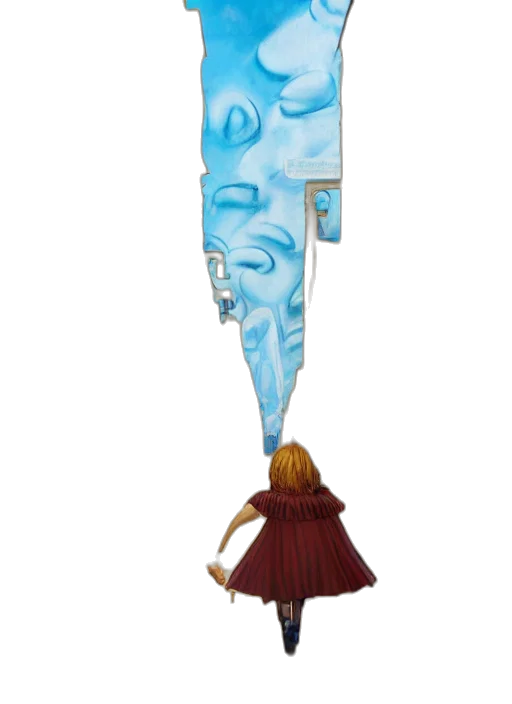 umbrella, staff, sword, dress transparent PNG cut-out