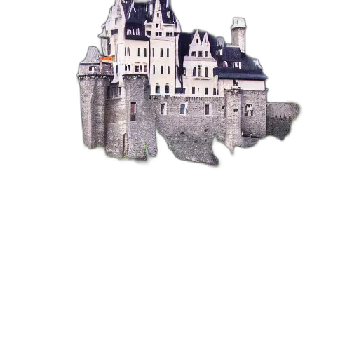 crown, building, staff, dragon transparent PNG cut-out