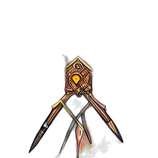 weapon, sword, staff, jewelry transparent PNG cut-out