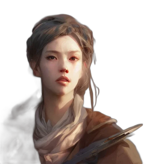 face, staff, dragon, mask transparent PNG cut-out