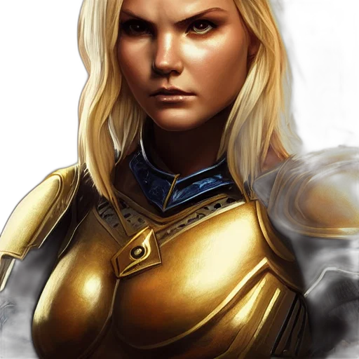 face, fantasy art, concept art, comic book art transparent PNG cut-out