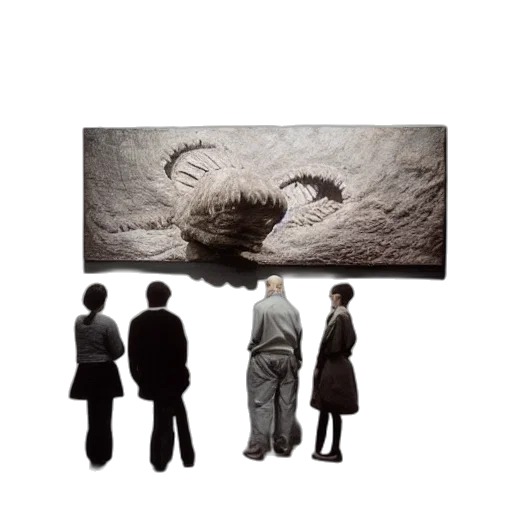creature, dragon, umbrella, staff transparent PNG cut-out