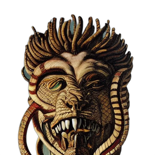 mask, creature, dragon, face transparent PNG cut-out